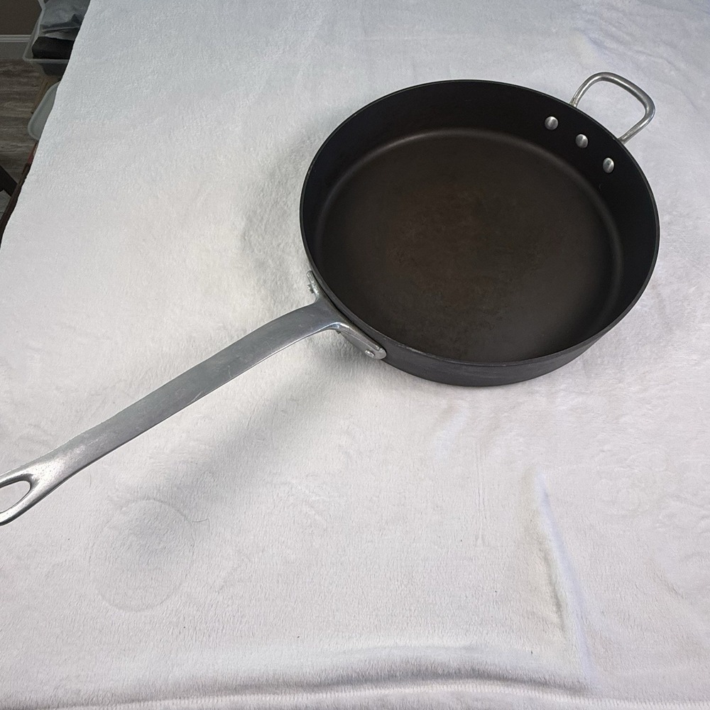 Vintage Magnalite GHC 14” Skillet Fry Pan Professional USA Double Handle